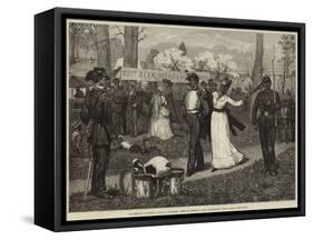 The American Centennial Festival Exhibition-Felix Regamey-Framed Stretched Canvas