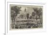 The American Centennial Festival, Independence Hall, Philadelphia, on the Fourth of July-null-Framed Giclee Print