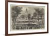 The American Centennial Festival, Independence Hall, Philadelphia, on the Fourth of July-null-Framed Giclee Print