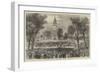 The American Centennial Festival, Independence Hall, Philadelphia, on the Fourth of July-null-Framed Giclee Print