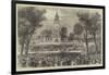 The American Centennial Festival, Independence Hall, Philadelphia, on the Fourth of July-null-Framed Giclee Print