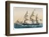 The American Clipper Ship "Challenge" of New York-Lebreton-Framed Photographic Print