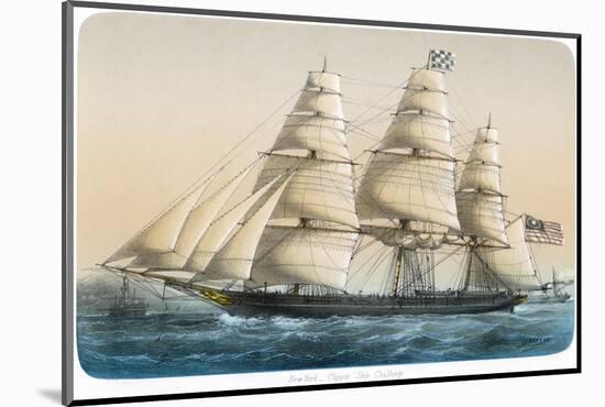 The American Clipper Ship "Challenge" of New York-Lebreton-Mounted Photographic Print