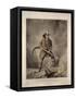 The American Fireman: Facing the Enemy-Currier & Ives-Framed Stretched Canvas