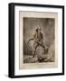 The American Fireman: Facing the Enemy-Currier & Ives-Framed Giclee Print
