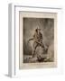 The American Fireman: Facing the Enemy-Currier & Ives-Framed Giclee Print