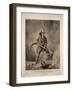 The American Fireman: Facing the Enemy-Currier & Ives-Framed Premium Giclee Print
