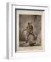 The American Fireman: Facing the Enemy-Currier & Ives-Framed Giclee Print