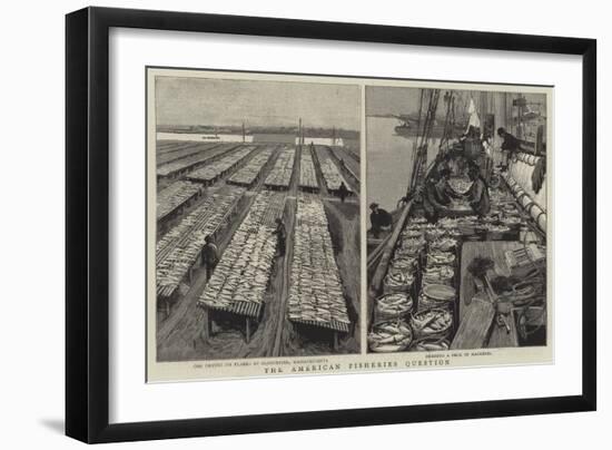 The American Fisheries Question-null-Framed Giclee Print