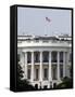 The American Flag Flies at Half-staff Atop the White House-Stocktrek Images-Framed Stretched Canvas