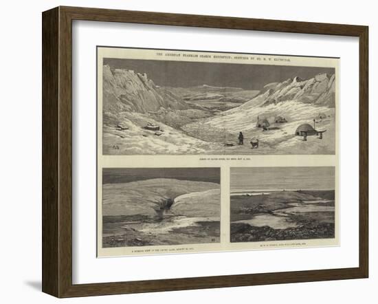 The American Franklin Search Expedition-Charles Auguste Loye-Framed Giclee Print