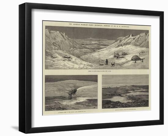 The American Franklin Search Expedition-Charles Auguste Loye-Framed Giclee Print