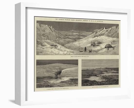 The American Franklin Search Expedition-Charles Auguste Loye-Framed Giclee Print