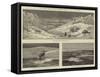 The American Franklin Search Expedition-Charles Auguste Loye-Framed Stretched Canvas