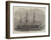 The American Frigate Franklin Off Gravesend-Edwin Weedon-Framed Giclee Print