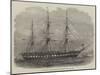 The American Frigate Franklin Off Gravesend-Edwin Weedon-Mounted Giclee Print