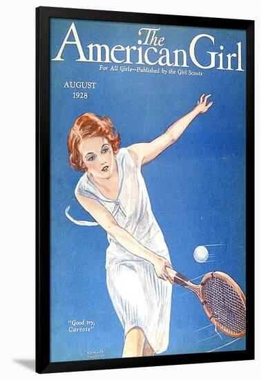 The American Girl, 1928, USA-null-Framed Giclee Print