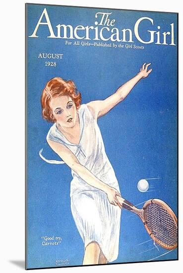 The American Girl, 1928, USA-null-Mounted Giclee Print