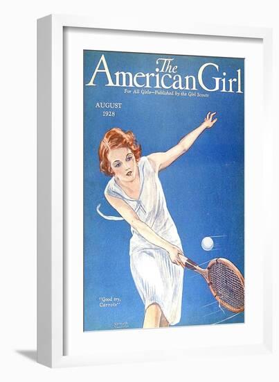 The American Girl, 1928, USA-null-Framed Giclee Print