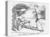 The American Gladiators - Habet!, 1865-John Tenniel-Stretched Canvas