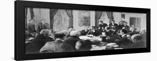 The American Inquiry into the Titanic Disaster-null-Framed Art Print