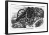 The American Juggernaut, 1864-John Tenniel-Framed Giclee Print