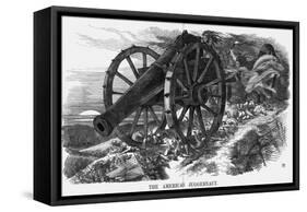 The American Juggernaut, 1864-John Tenniel-Framed Stretched Canvas
