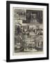 The American Meat Supply, Sketches at Liverpool-null-Framed Giclee Print