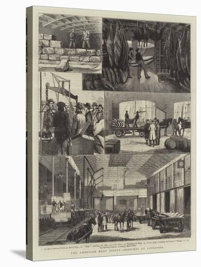 The American Meat Supply, Sketches at Liverpool-null-Stretched Canvas