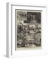 The American Meat Supply, Sketches at Liverpool-null-Framed Giclee Print