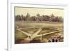 The American National Game of Baseball - Grand Match at Elysian Fields, Hoboken, Nj, 1866-Currier & Ives-Framed Giclee Print