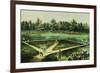 The American National Game of Baseball-Currier & Ives-Framed Giclee Print