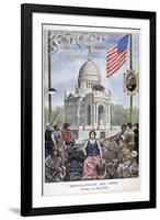 The American Pavilion at the Universal Exhibition of 1900, Paris, 1900-null-Framed Giclee Print