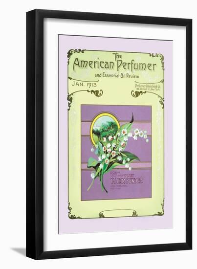 The American Perfumer and Essential Oil Review: Eden Lily of the Valley Talcum Powder-null-Framed Art Print