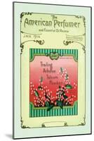 The American Perfumer and Essential Oil Review: Joubet Trailing Arbutus Talcum Powder-null-Mounted Art Print