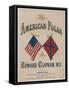The American Polka, the Rival Flags are Featured on the Cover of This Topical Musical Piece-null-Framed Stretched Canvas
