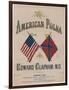 The American Polka, the Rival Flags are Featured on the Cover of This Topical Musical Piece-null-Framed Art Print