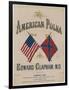 The American Polka, the Rival Flags are Featured on the Cover of This Topical Musical Piece-null-Framed Art Print