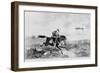 The American Pony Express, En Route from the Missouri River to San Francisco-George Henry Andrews-Framed Giclee Print