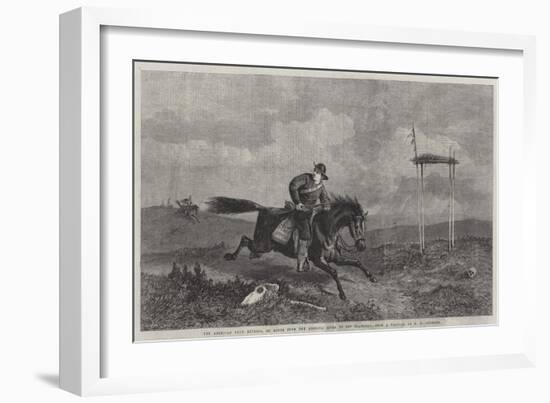 The American Pony Express, En Route from the Missouri River to San Francisco-George Henry Andrews-Framed Giclee Print