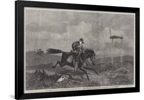 The American Pony Express, En Route from the Missouri River to San Francisco-George Henry Andrews-Framed Giclee Print