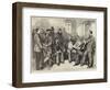 The American Presidential Election, a Sketch at Washington-Felix Regamey-Framed Giclee Print