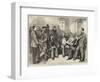 The American Presidential Election, a Sketch at Washington-Felix Regamey-Framed Giclee Print