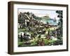 The American Settlers-Ron Embleton-Framed Giclee Print