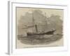 The American Steam-Ship, Arctic, Employed in Sounding for the Atlantic Telegraph-null-Framed Giclee Print