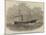 The American Steam-Ship, Arctic, Employed in Sounding for the Atlantic Telegraph-null-Mounted Giclee Print
