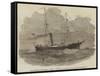 The American Steam-Ship, Arctic, Employed in Sounding for the Atlantic Telegraph-null-Framed Stretched Canvas