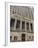 The American Stock Exchange, Manhattan-Amanda Hall-Framed Photographic Print