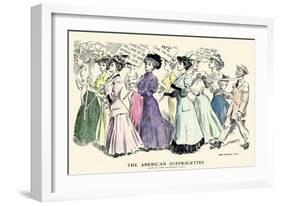 The American Suffragettes-James Montgomery Flagg-Framed Premium Giclee Print