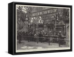 The American Watch Company of Waltham, Massachusetts, at the Inventions Exhibition-null-Framed Stretched Canvas
